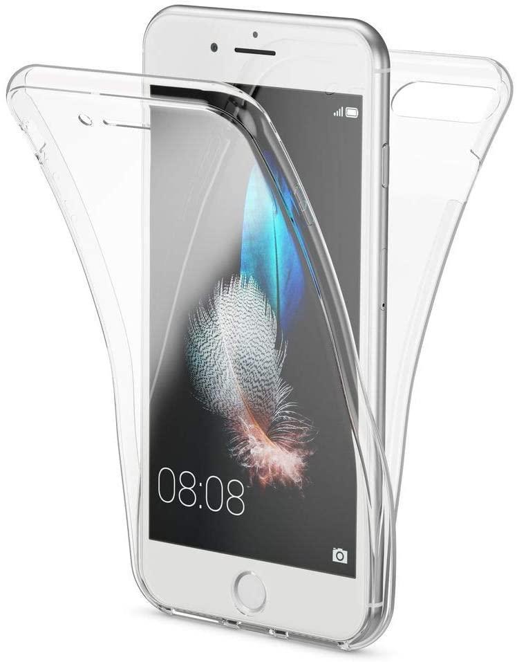 Full cover transparent TPU-skal till iPhone