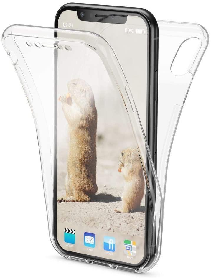 Full cover transparent TPU-skal till iPhone