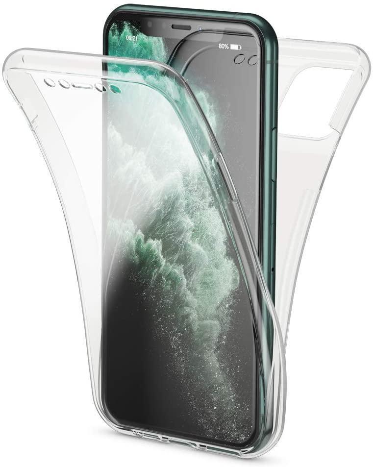 Full cover transparent TPU-skal till iPhone