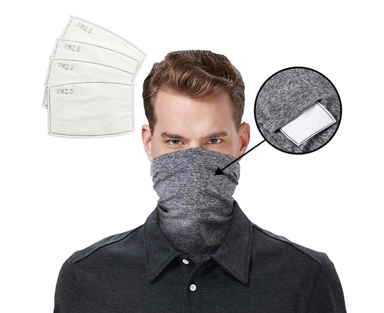 Multifunktionell Bandana med Filterficka