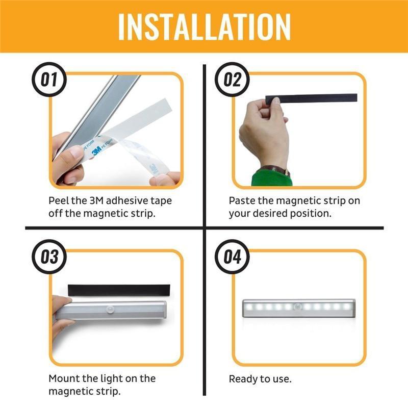 LED-lampa med rörelsesensor