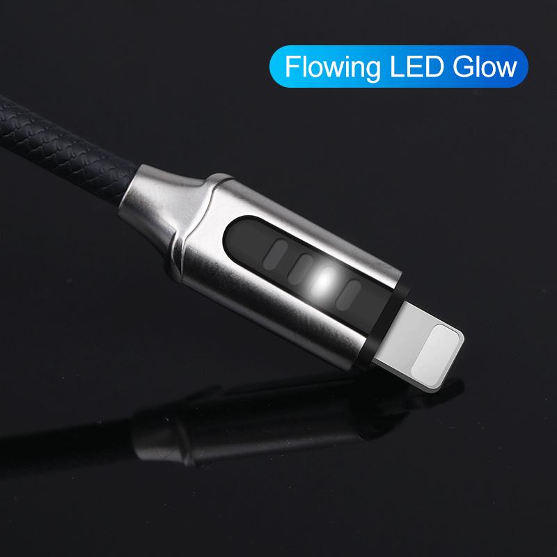 ROCK Laddningskabel med LED-indikator – USB-C