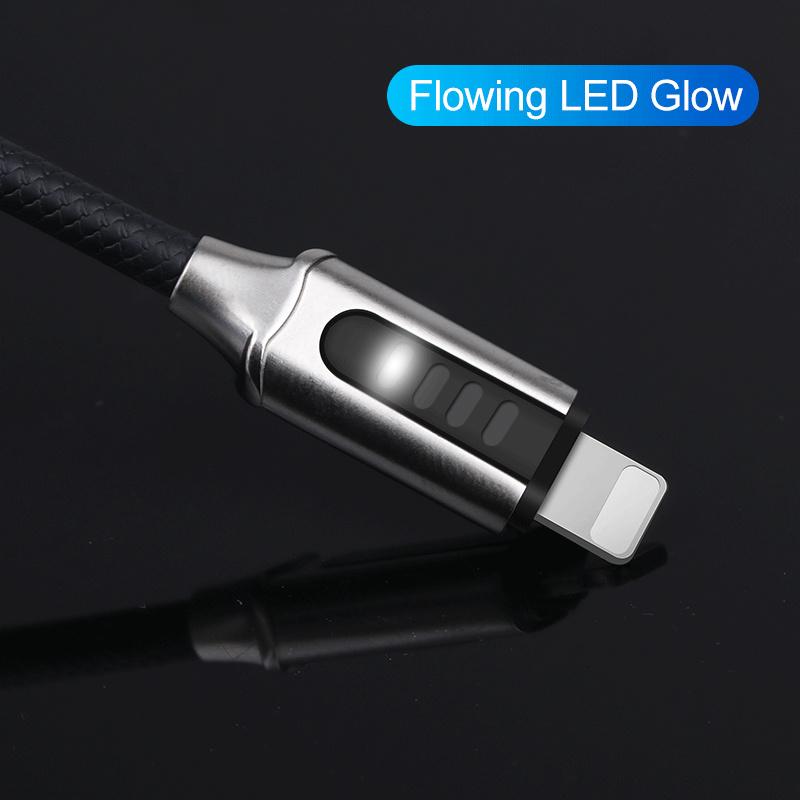 ROCK Laddningskabel med LED-indikator – USB-C