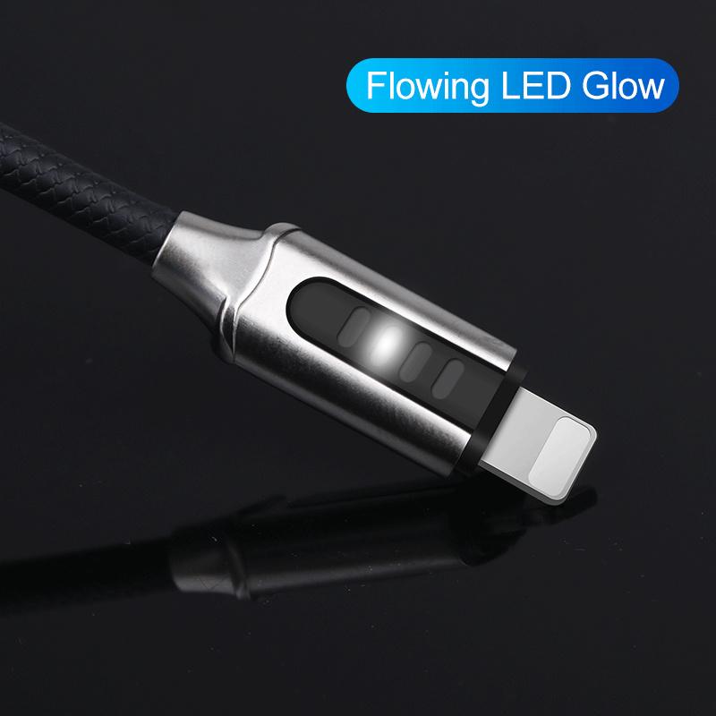 ROCK Laddningskabel med LED-indikator – USB-C