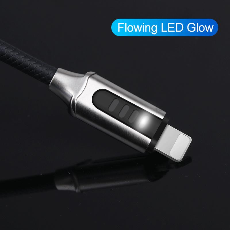 ROCK Laddningskabel med LED-indikator – USB-C
