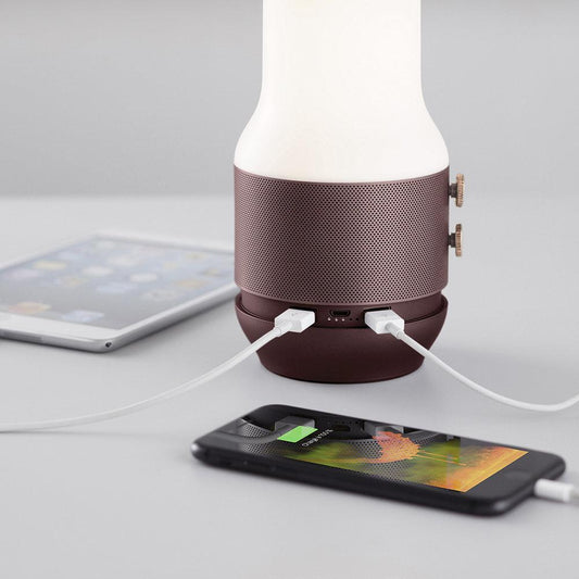 Lexon LA106MM Terrasslampa, Bluetooth-högtalare och Power Bank