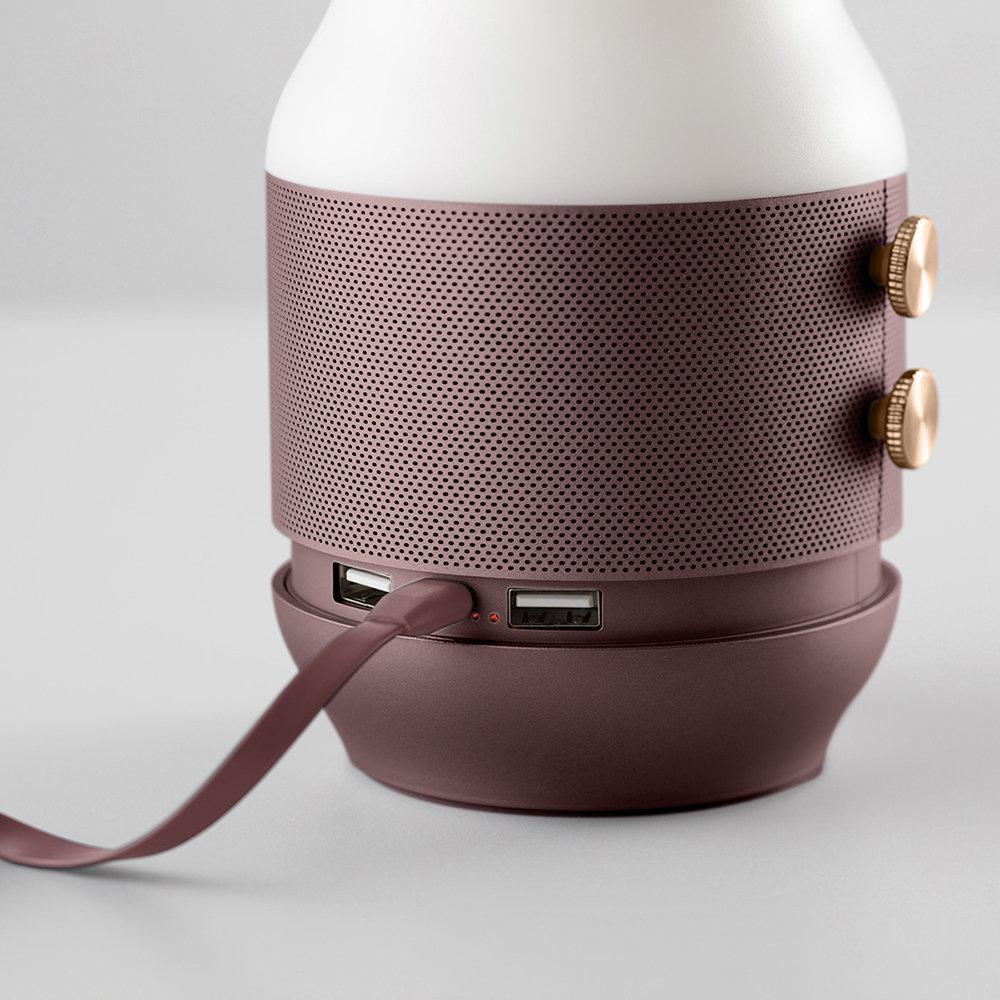 Lexon LA106MM Terrasslampa, Bluetooth-högtalare och Power Bank