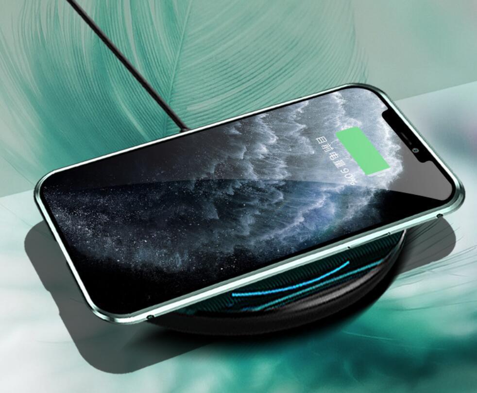 Magnetiskt fodral dubbelsidigt härdat glas for Iphone XR