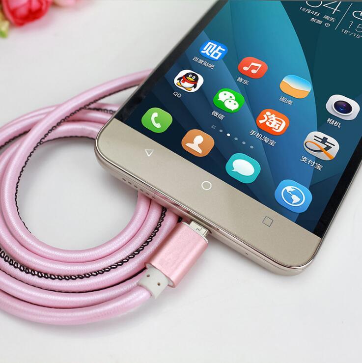 Micro-USB i PU-läder