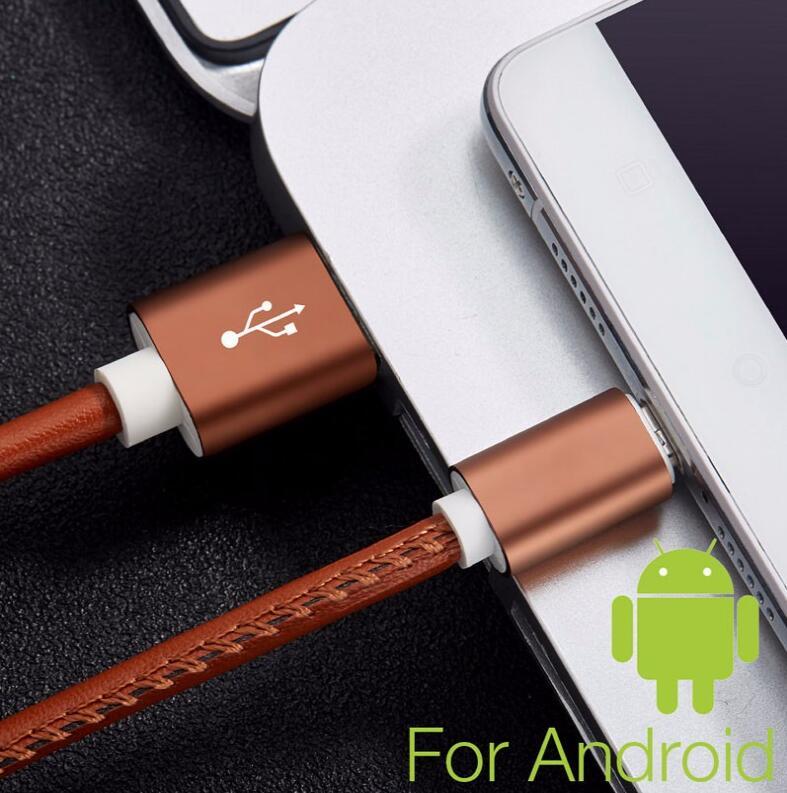 Micro-USB i PU-läder