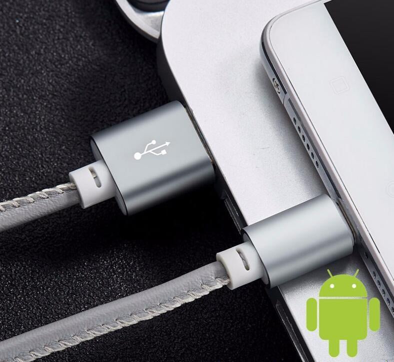 Micro-USB i PU-läder