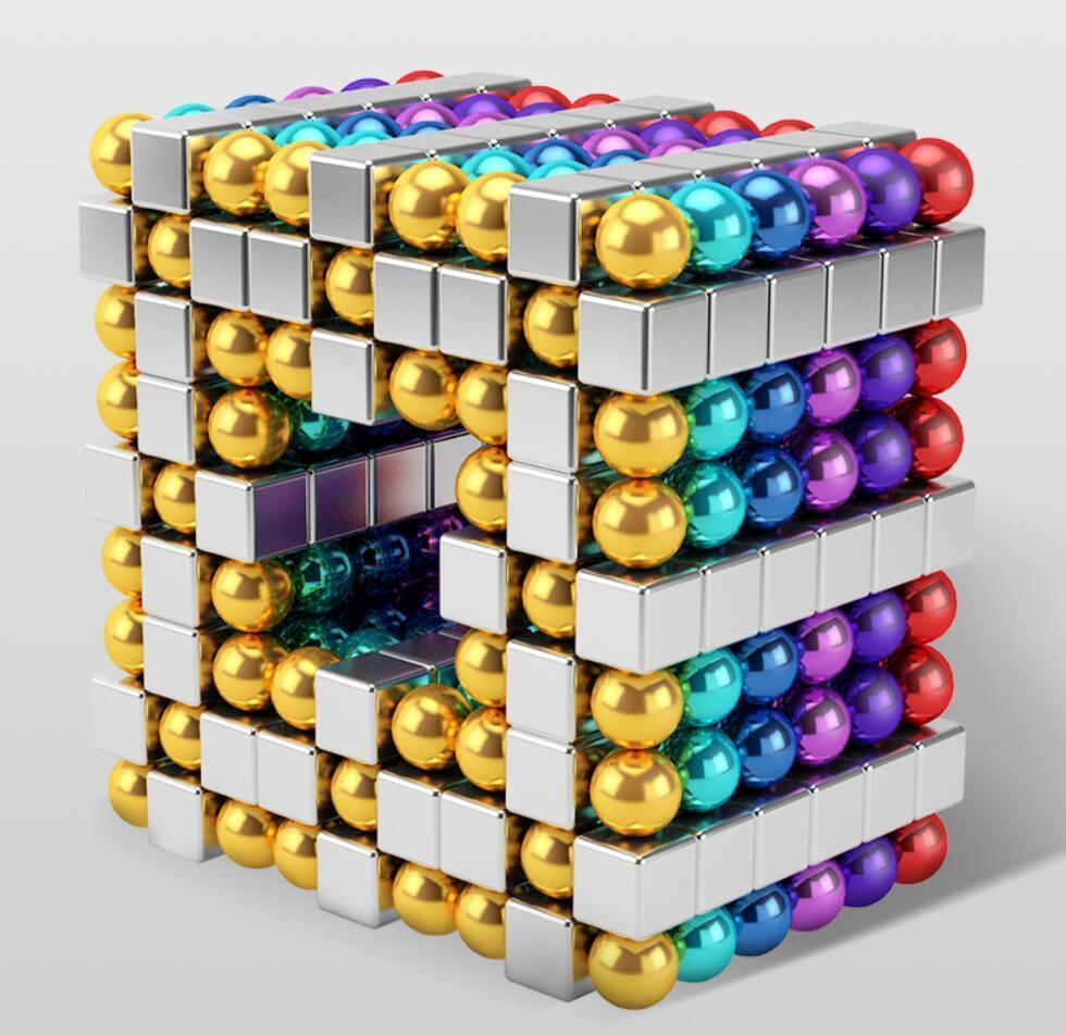 Neocube Square magnetfyrkant - 216 stycken