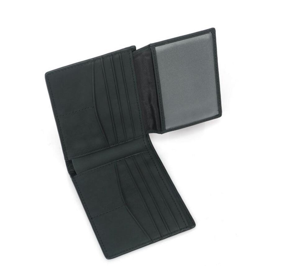 RFID carbon plånbok i äkta läder