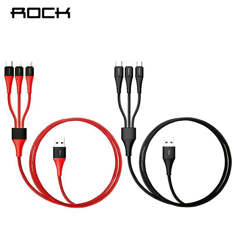 ROCK Hi-Tensile 3in1 kabel 1,2m