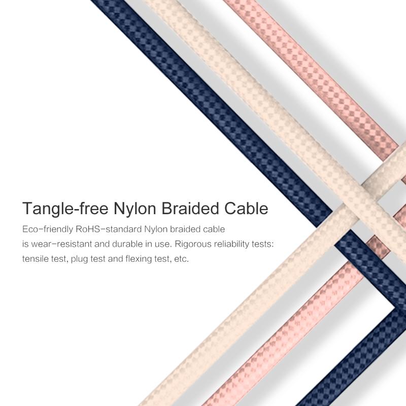 ROCK Metal Charge & Sync Lightning Cable 1,8m