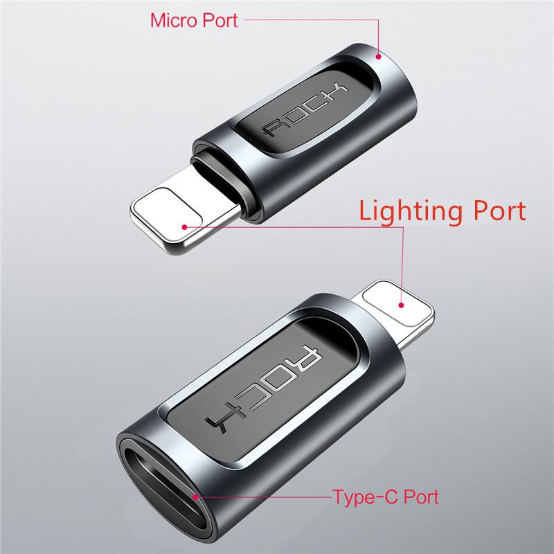 ROCK Micro-USB -> Lightning adapter
