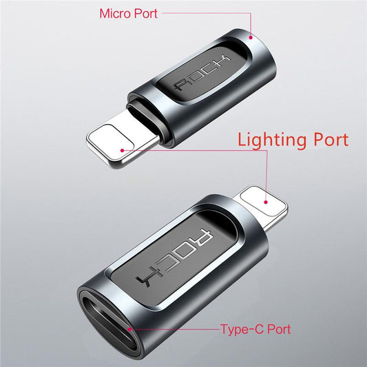 ROCK USB-C -> Lightning adapter