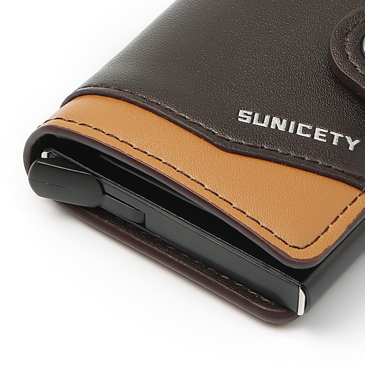 SUNICETY RFID-Säker Plånbok i PU-Läder