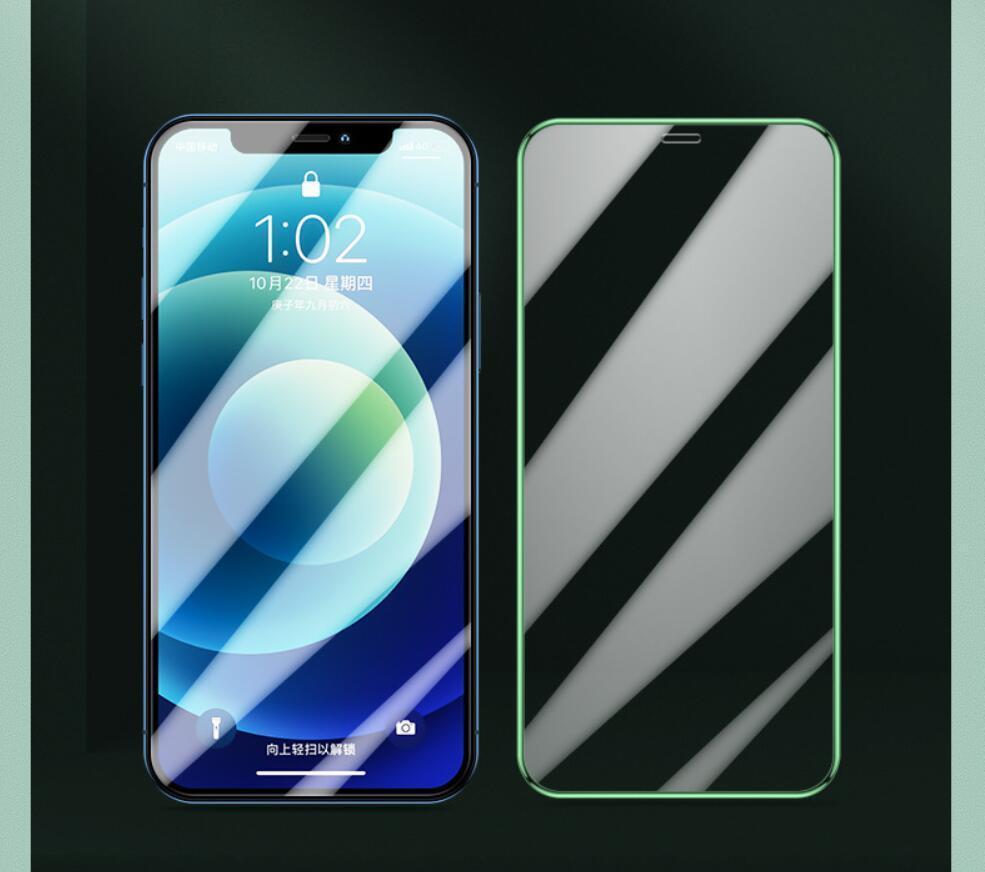 Självlysande skärmskydd i härdat glas - 2-pack