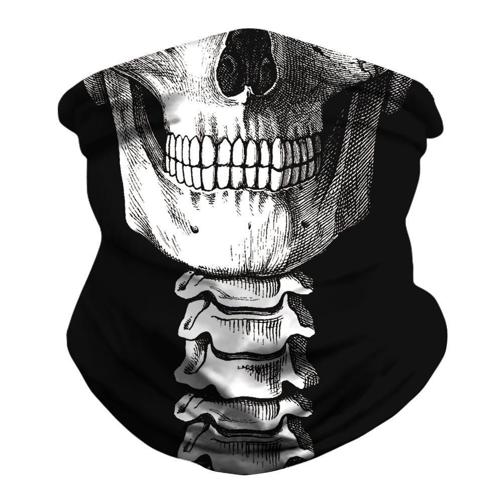 Skull Bandana - Snygg Multifunktionell Scarf