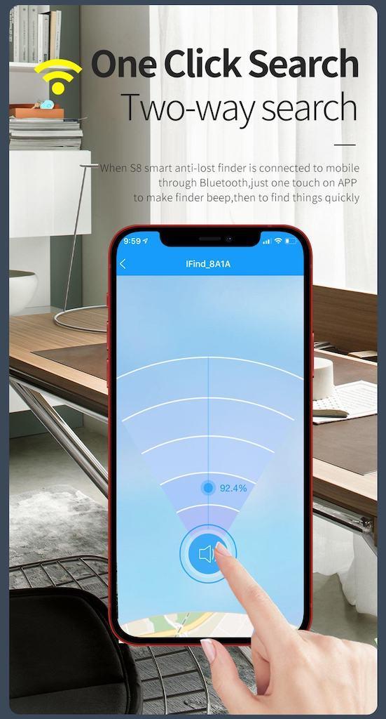 Smart Tag tracker spårnings bricka