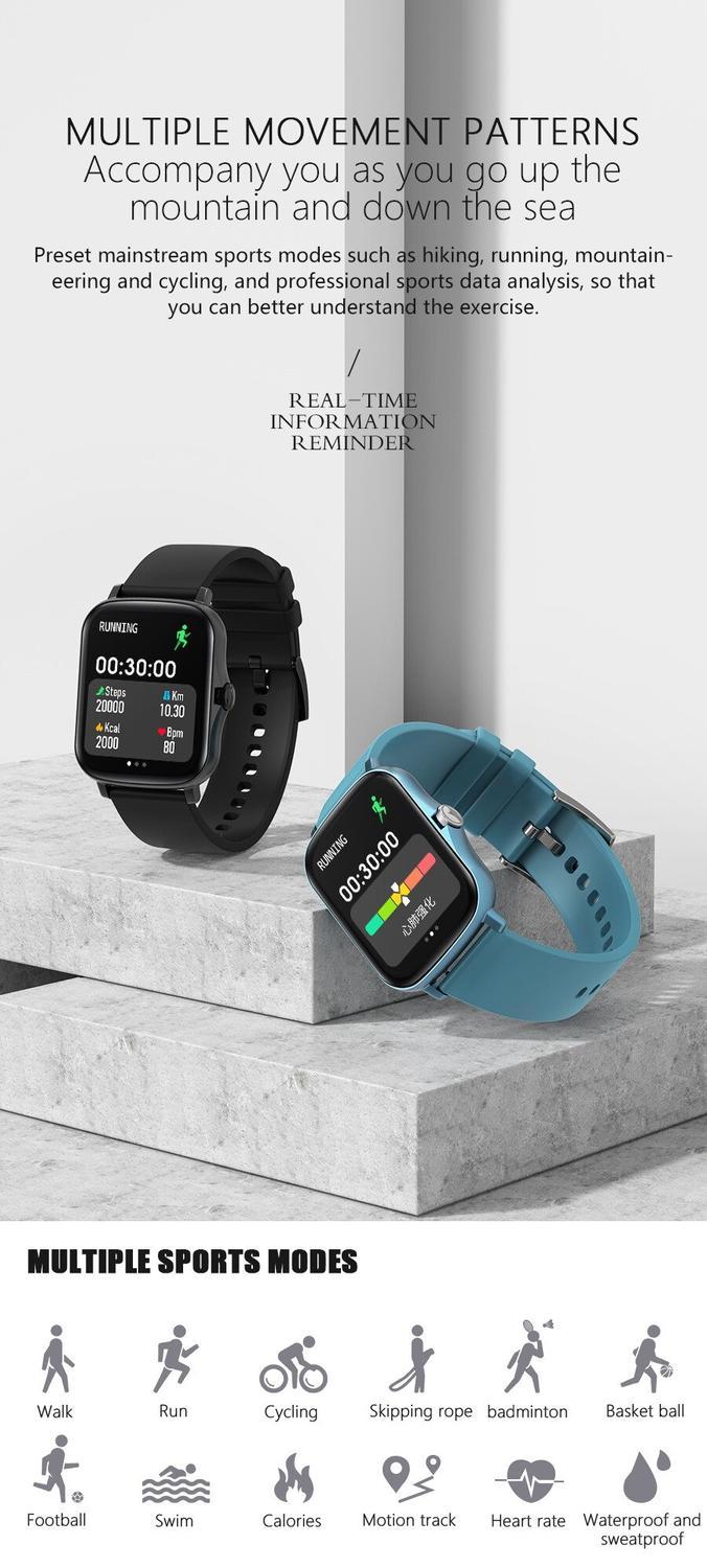 Smart Watch - Aktivitetsarmband Y20 med många funktioner