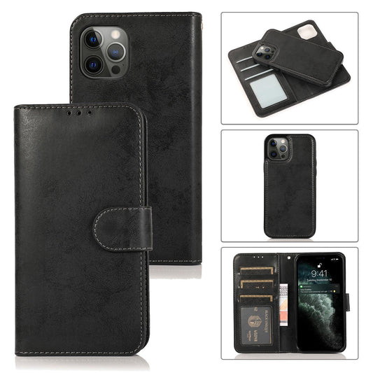 Suede magnetfodral för iPhone 11 med magnetlås.