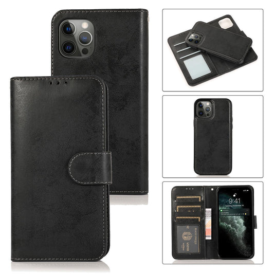 Suede magnetfodral för iPhone 13 Pro Max med magnetlås.