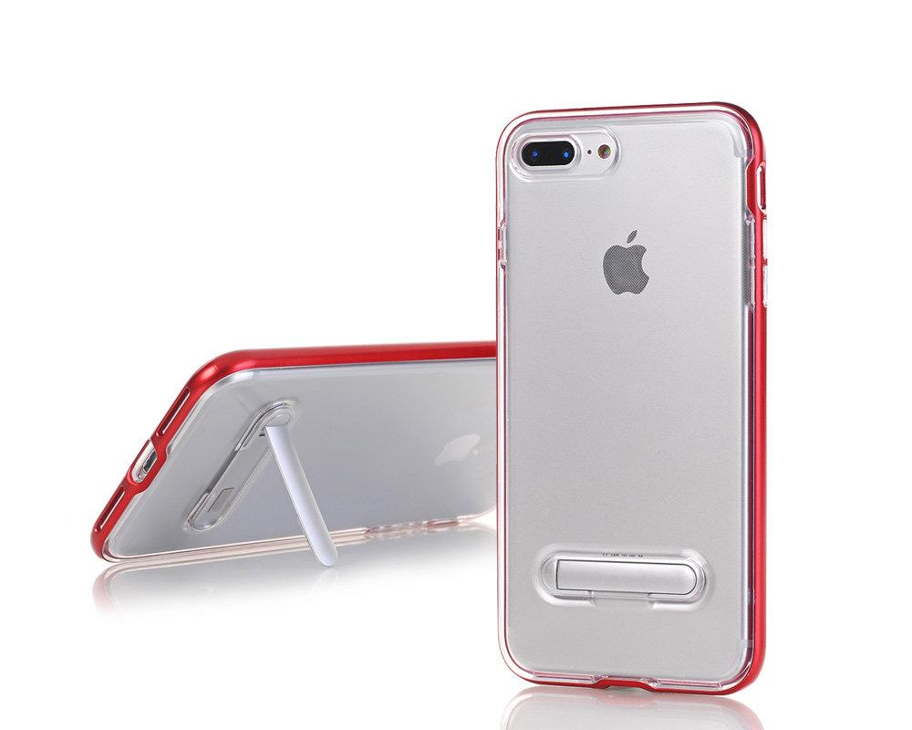 TPU Case med telefonställ + 2st skärmskydd iPhone 6+