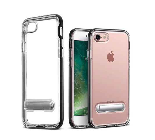 TPU Case med telefonställ + 2st skärmskydd iPhone 7/8