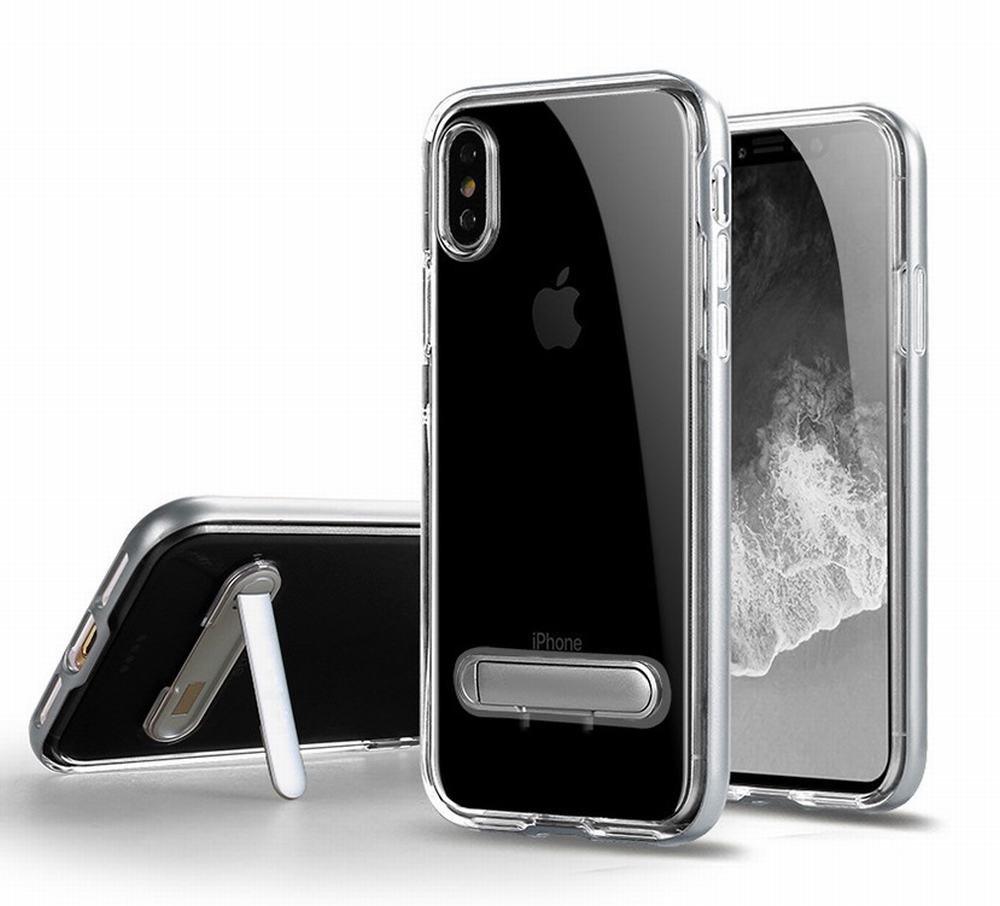 TPU Case med telefonställ + 2st skärmskydd iPhone XR