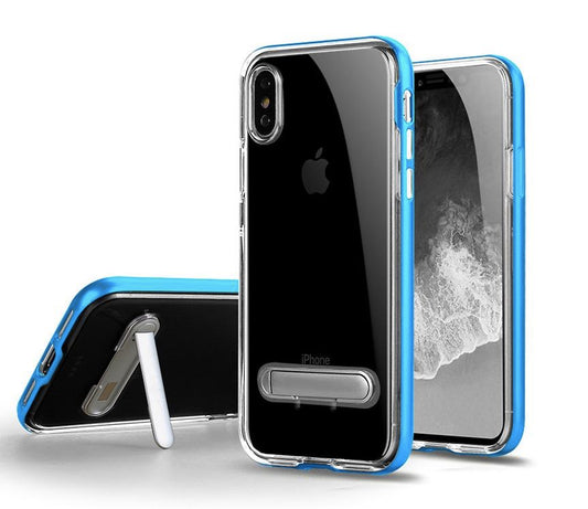 TPU Case med telefonställ + 2st skärmskydd iPhone X/XS
