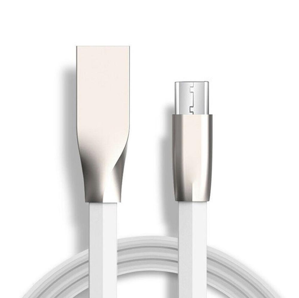 Trasselfri Micro-USB kabel med zink-kontakt - Anti-break kabel