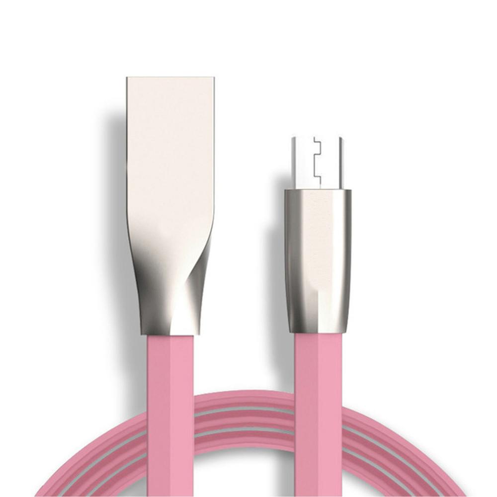 Trasselfri Micro-USB kabel med zink-kontakt - Anti-break kabel