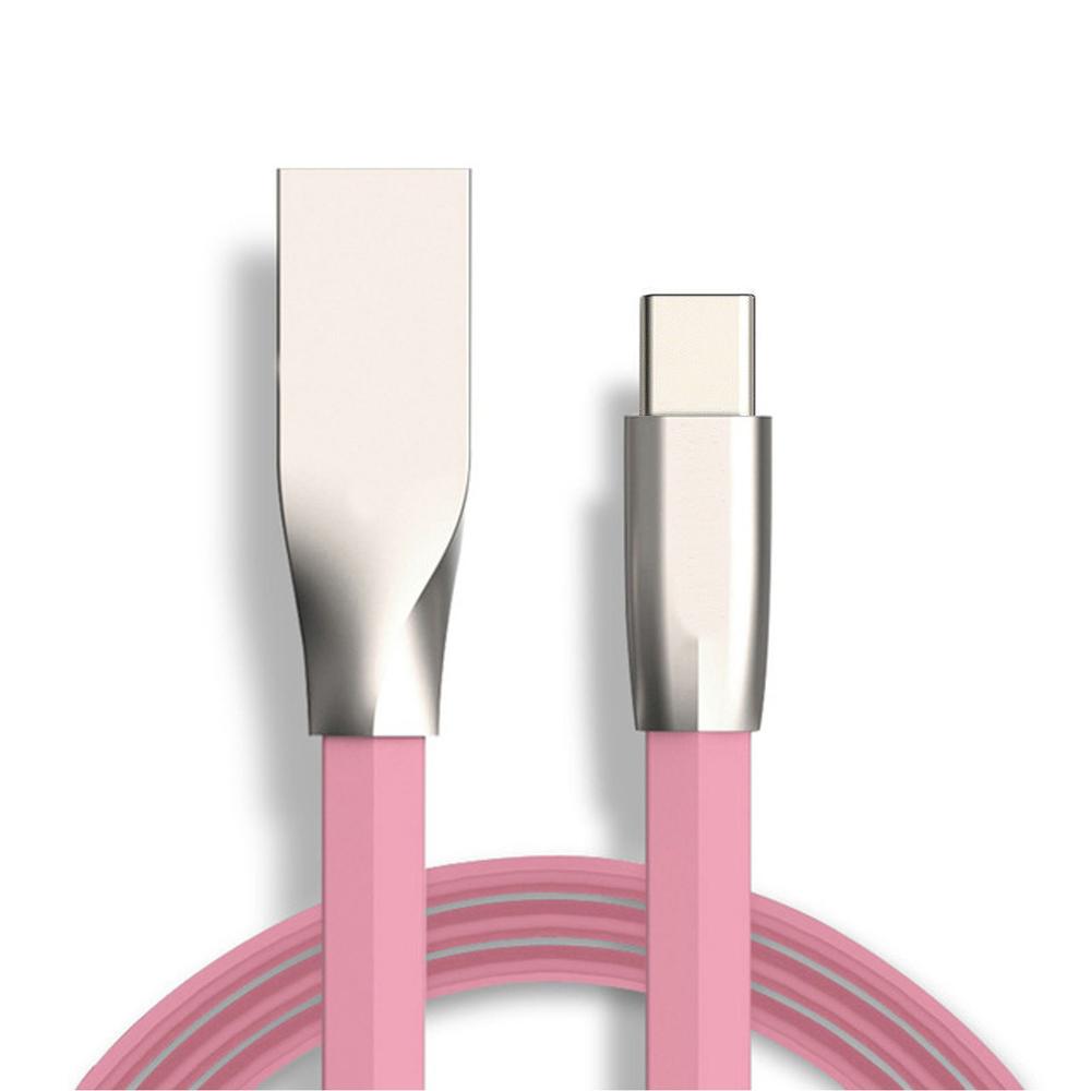 Trasselfri USB-C kabel med zink-kontakt - Anti-break kabel