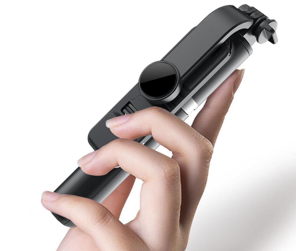 Trådlös Bluetooth Selfie Stång med Ljus