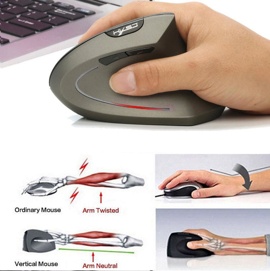 Trådlös ergonomisk vertikalmus