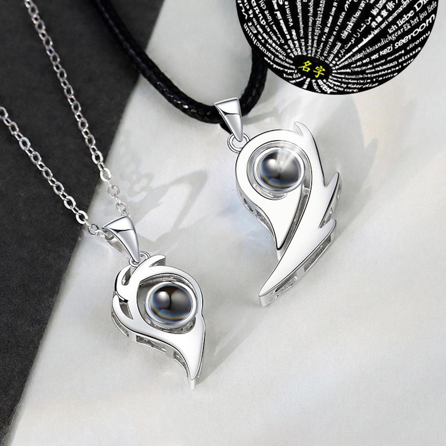 Vänskapshalsband "Eye of the heart" - Elegant och trendig design