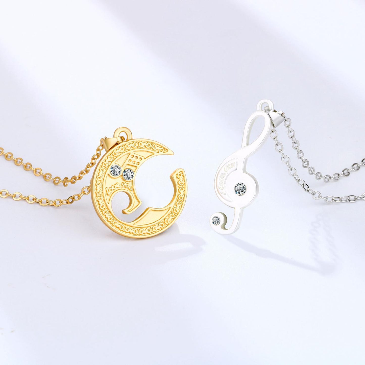 Vänskapshalsband "Music Note" - Elegant och Unik Design