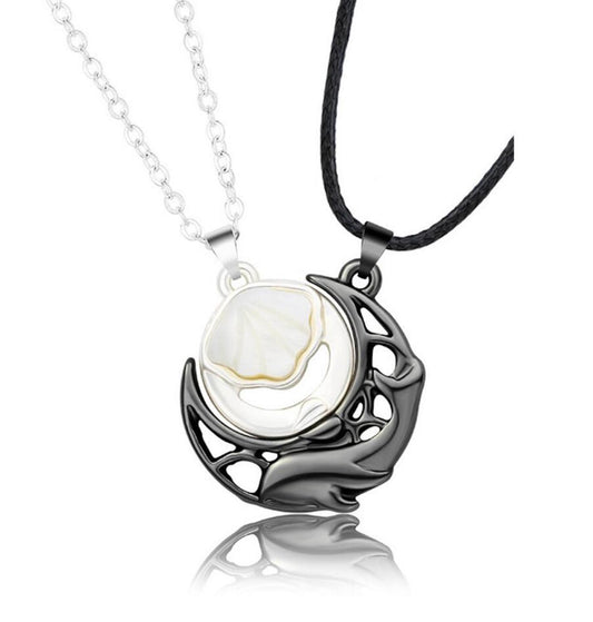 Vänskapshalsband "Whale and Shell" - Elegant och trendig design