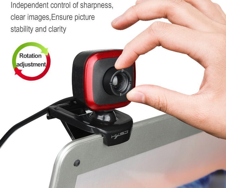 Webbkamera 360 Grader med Inbyggd Mikrofon – Perfekt för Samtal